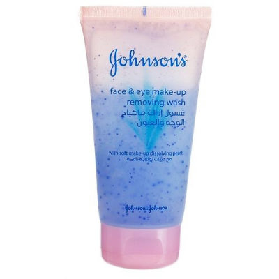 Johnson's Face & Eye Make - Up Removing Wash  With Soft Make-Up Dissolving Pearls  150 mL